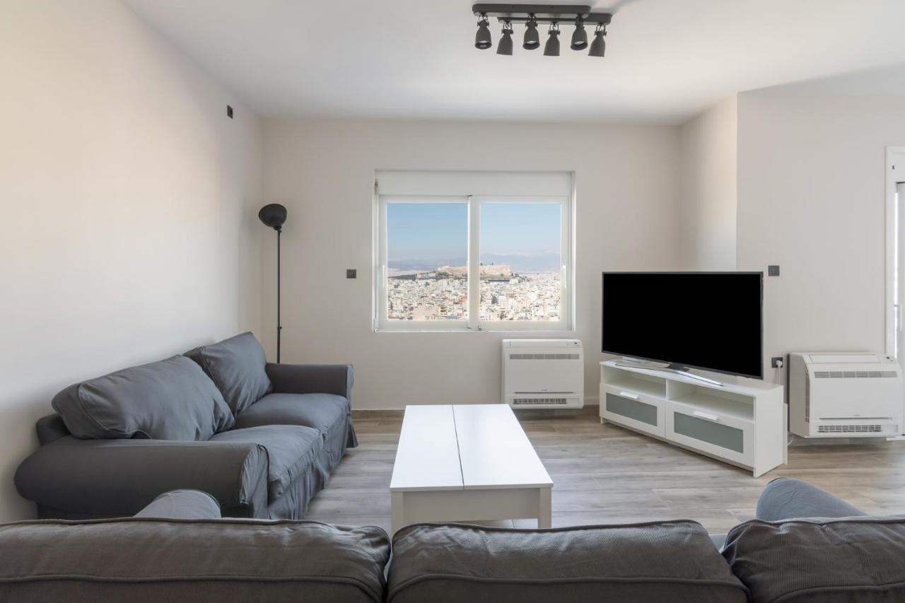 Acropolis View Apartment For 4 Ppl Athén Kültér fotó