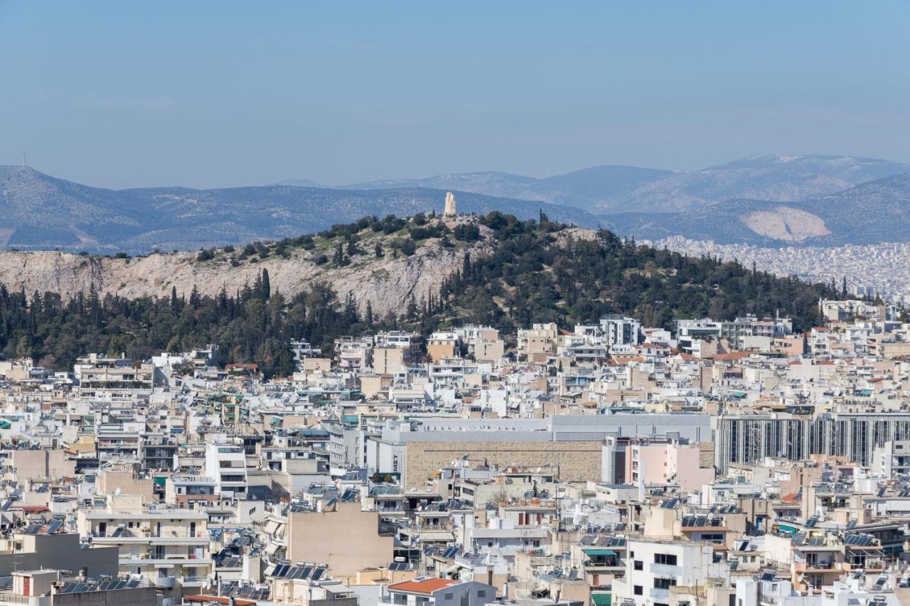 Acropolis View Apartment For 4 Ppl Athén Kültér fotó